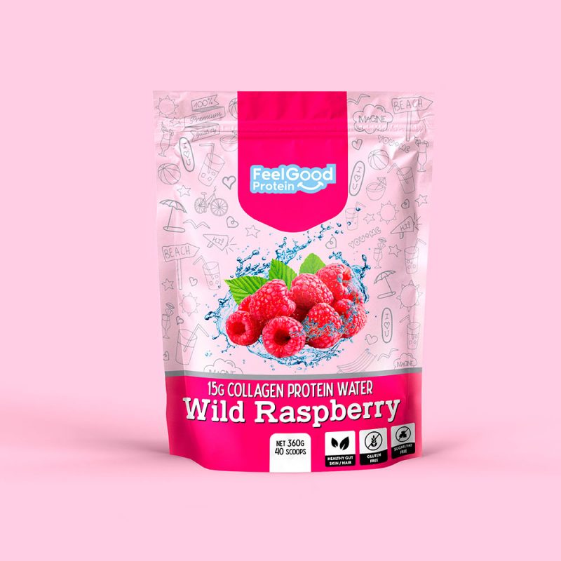 Wild Raspberry Feel Good Protein Water